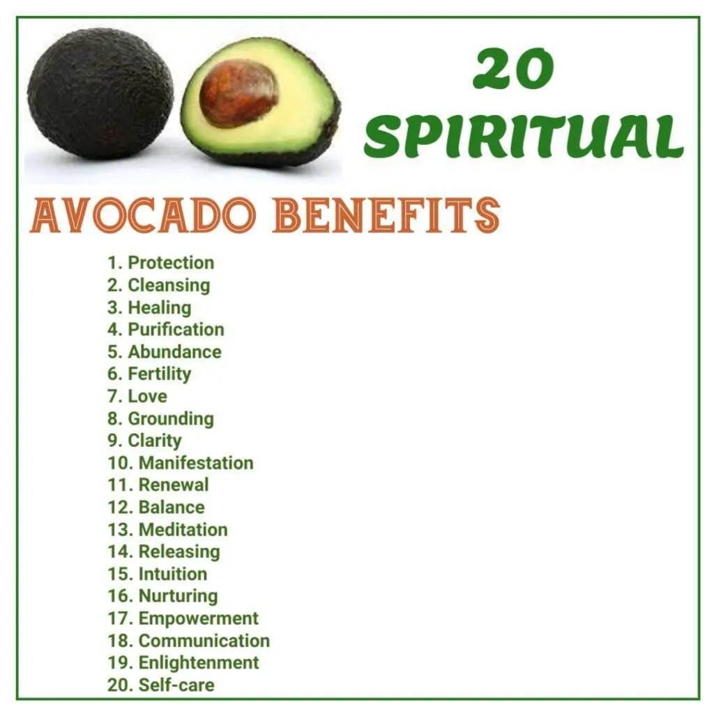 20 spiritual uses of avocado