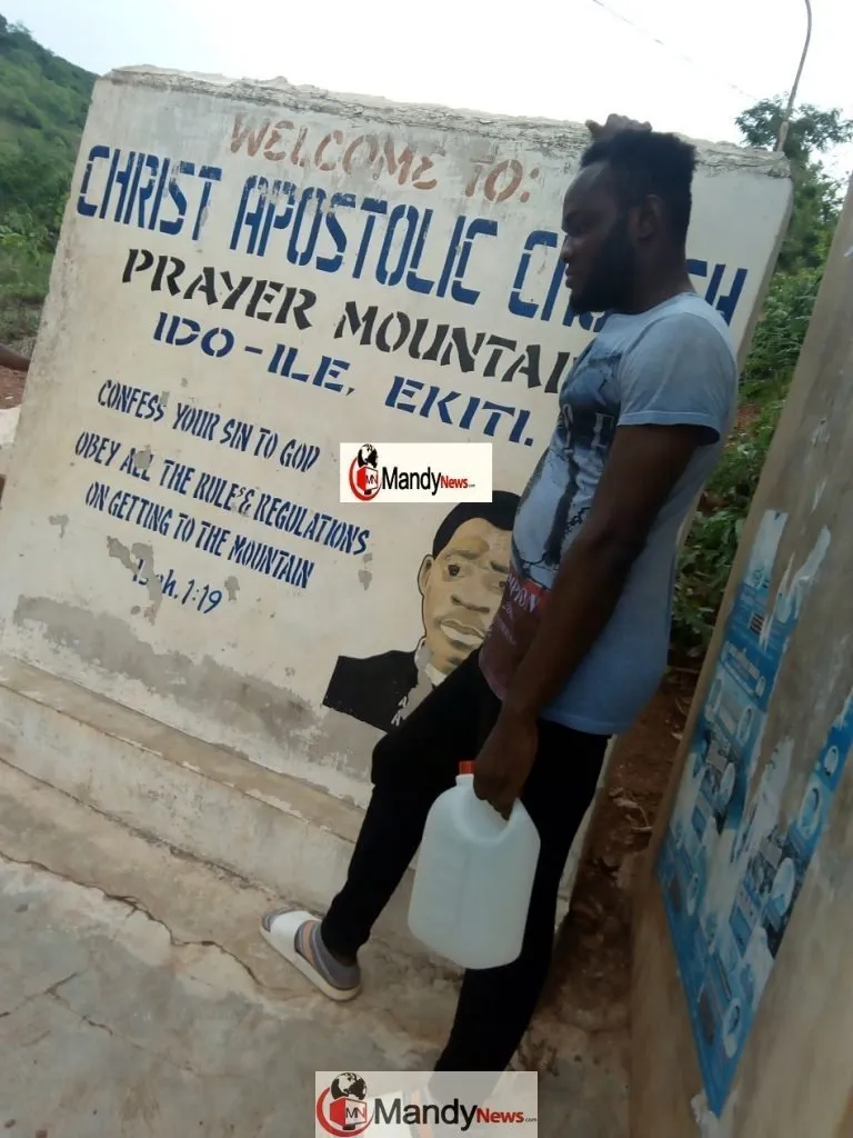Collins Asein at Ido Ile prayer mountain