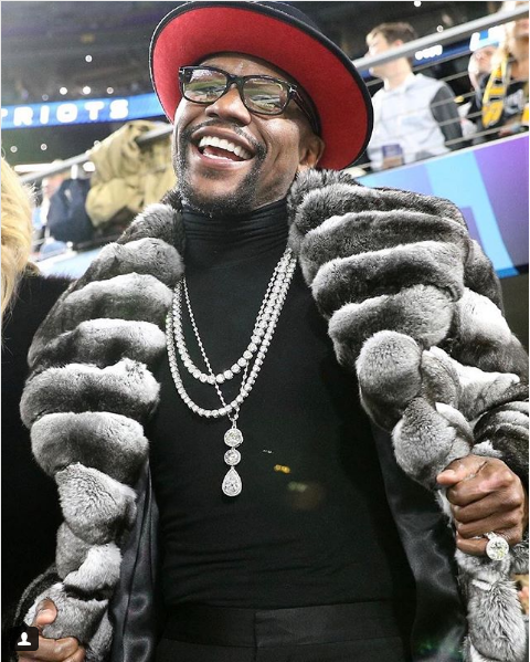 Floyd Mayweather Throws Punches At "Legendary Snitch" Frank Lucas (Photos)