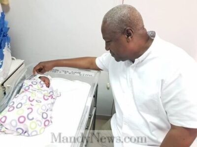Former Ghanaian's President, John Mahama Welcomes First Grandchild