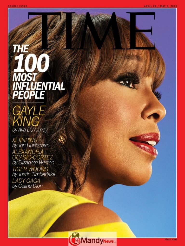 Gayle King cover Time's 100 most influential people issue