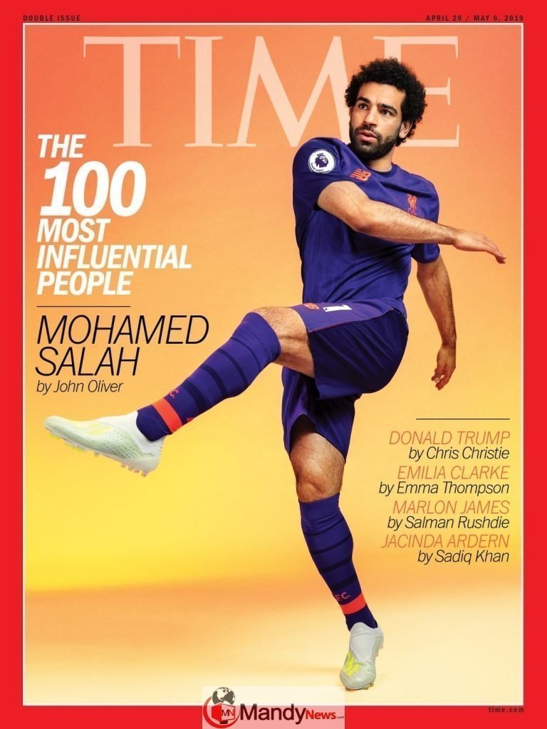 Mohamed Salah cover Time's 100 most influential people issue