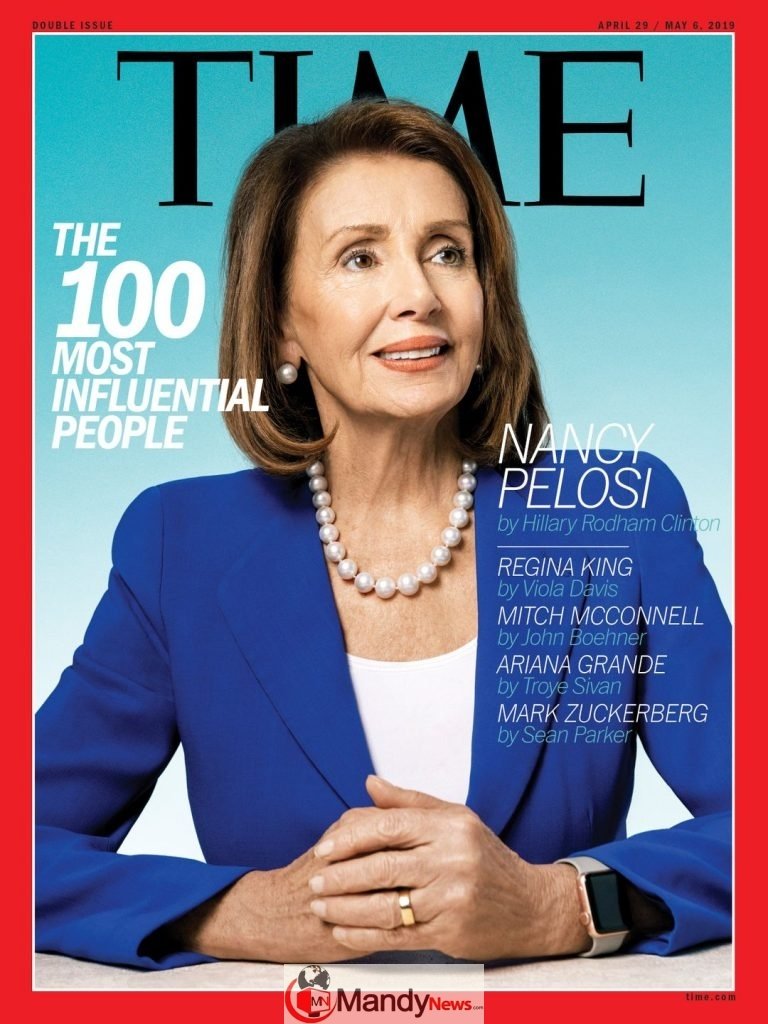 Nancy Pelosi cover Time's 100 most influential people issue