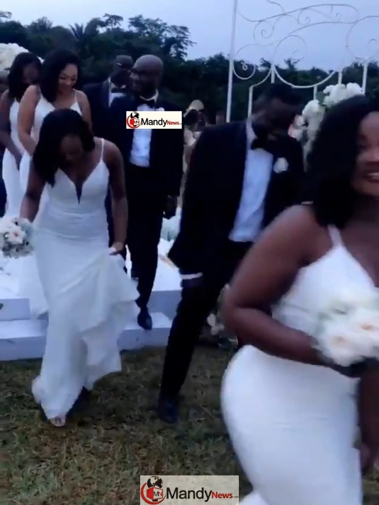 Exclusive Photos From John Dumelo & Gifty’s White Wedding