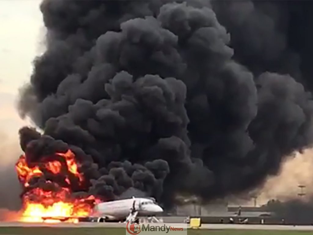 41 Killed After Russian Airplane Catches Fire (Photos,Video)