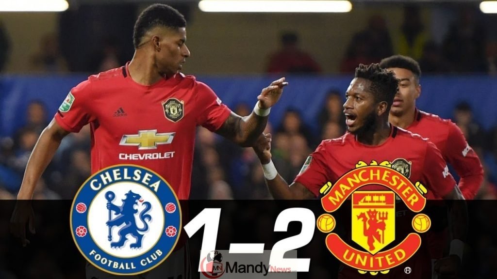 Chelsea 1 - 2 Manchester United Highlights & Goals (Video)