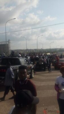 EndSARS Protesters Block Roads In Abuja, Other Areas Of Nigeria