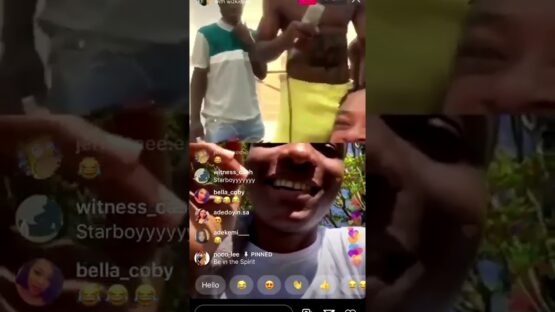 Zlatan Ibile, Poco Lee & Bella Shmurda, perform Wizkid's song for him as he watched on Instagram live