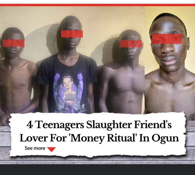 Names Of Teenagers Who Killed Rofiat For Money Rituals In Ogun