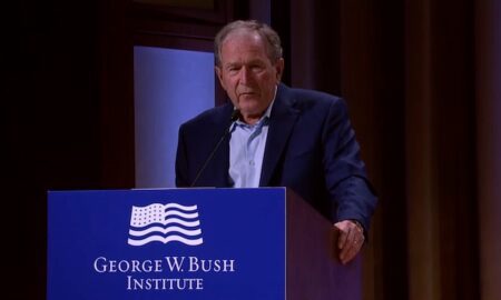 George Bush Accidentally Calls Iraq Invasion 'Unjustified' - Watch Viral Video