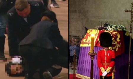 Man Arrested After Running Towards Queen Elizabeth Ii's Coffin