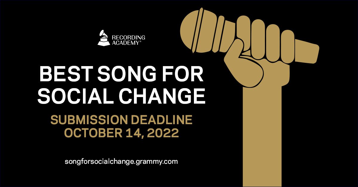 How To Submit A Song For Grammy Best Song For Social Change