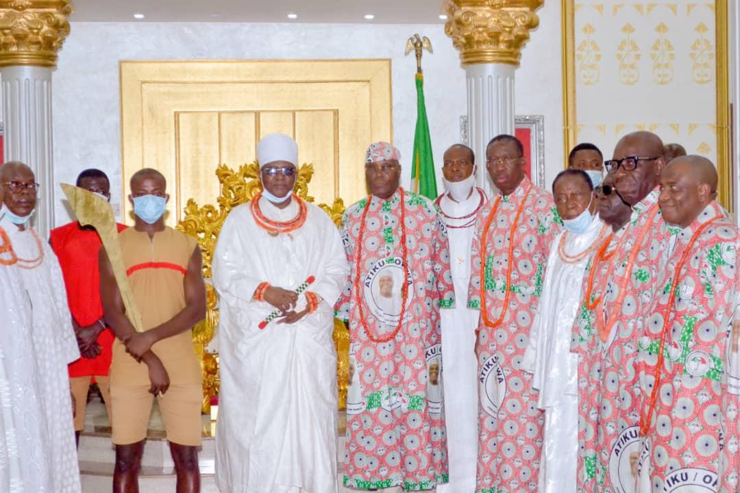This Is What Oba Of Benin Told Atiku When He Visited The Palace