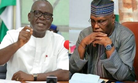 Ortom Blasts Atiku's Pro-Fulani Speech: 'To Hell With You And Anyone Supporting You'