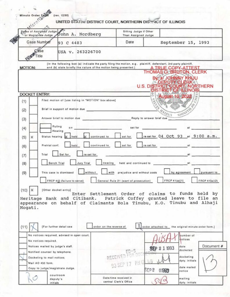 Documents For Tinubu’s Drug Dealing, Money Laundering Case In Chicago Goes Viral 44 20221108 230023