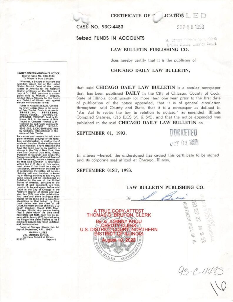 Documents For Tinubu’s Drug Dealing, Money Laundering Case In Chicago Goes Viral 49 20221108 230038