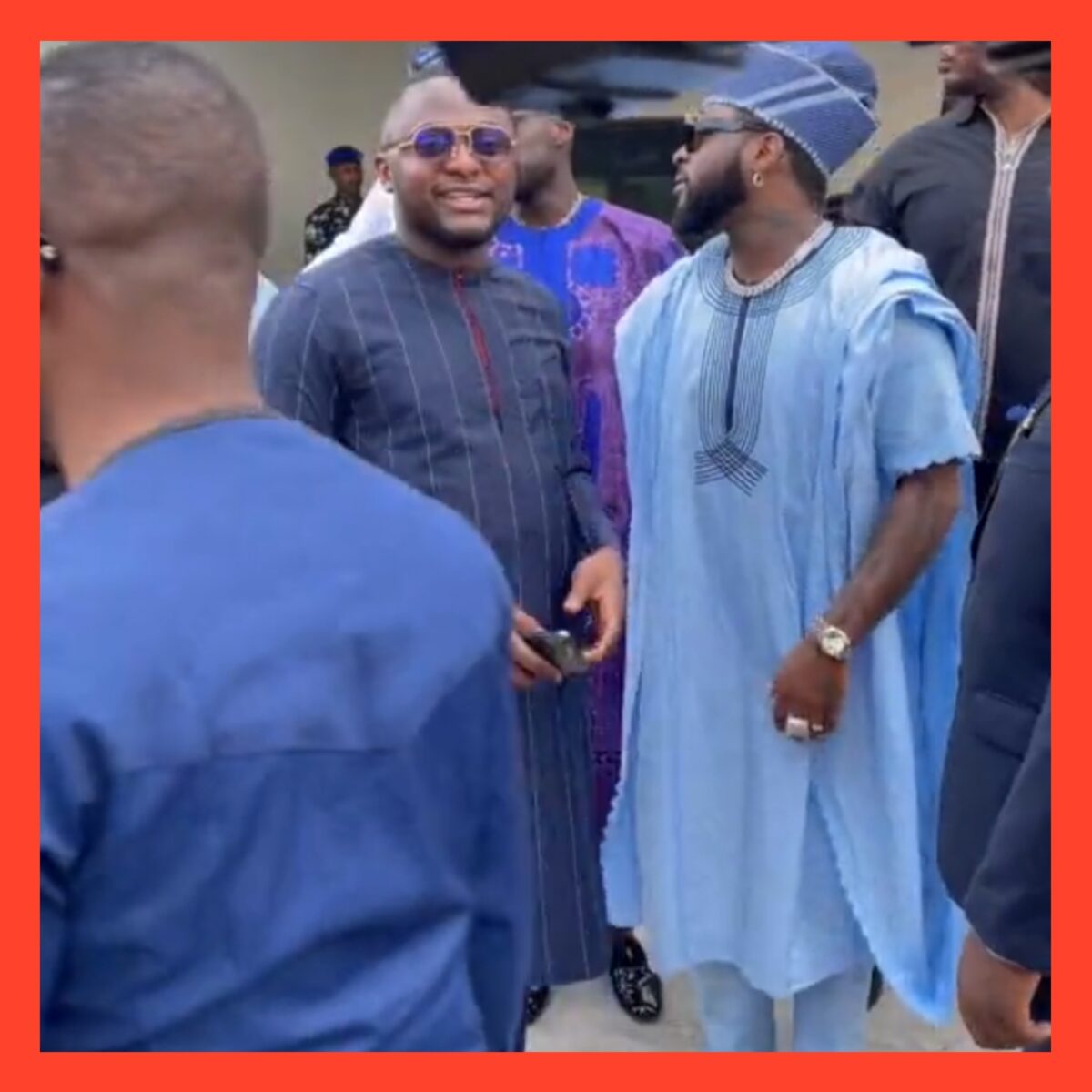 Davido Spotted Wearing "Wedding Ring" In His First Public Appearance Since His Son's Tragic Death