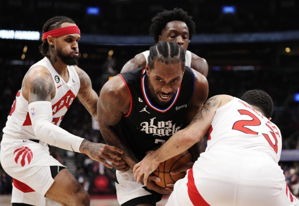 Toronto Raptors and the Los Angeles Clippers