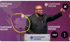 Fact Check: Peter Obi Did Not Use A Teleprompter During A Chatham House Interview