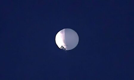 US Shocked as Chinese Spy Balloon Caught on Tape: Video Goes Viral
