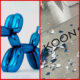 A $42,000 Jeff Koons 'Balloon Dog' sculpture was accidentally knocked over by a guest at an art fair in Miami."