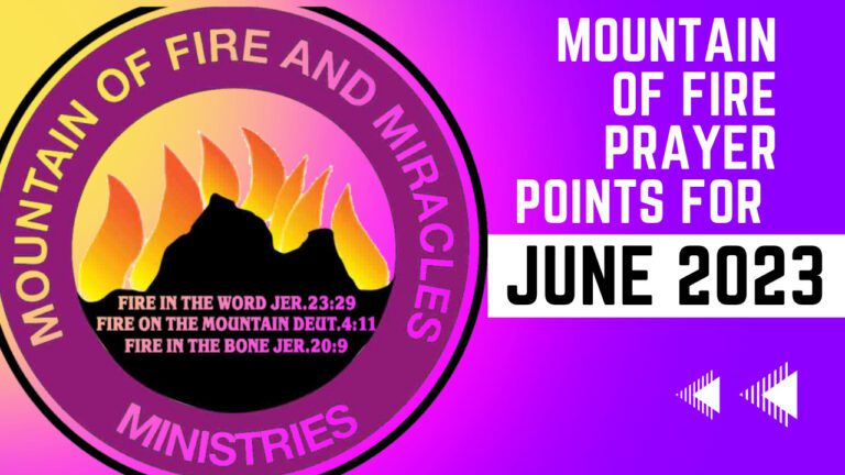 40 Powerful Mountain Of Fire Prayer Points For June 2023
