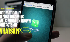 automatically silence incoming calls from unknown contacts on WhatsApp