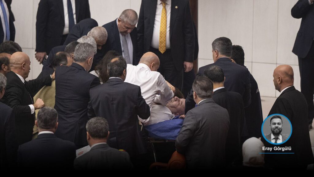 Turkish MP Collapses Instantly After Condemning Israel